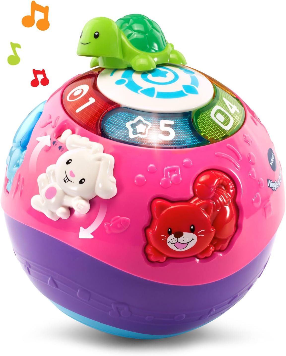 VTech Wiggle and Crawl Ball, morado
