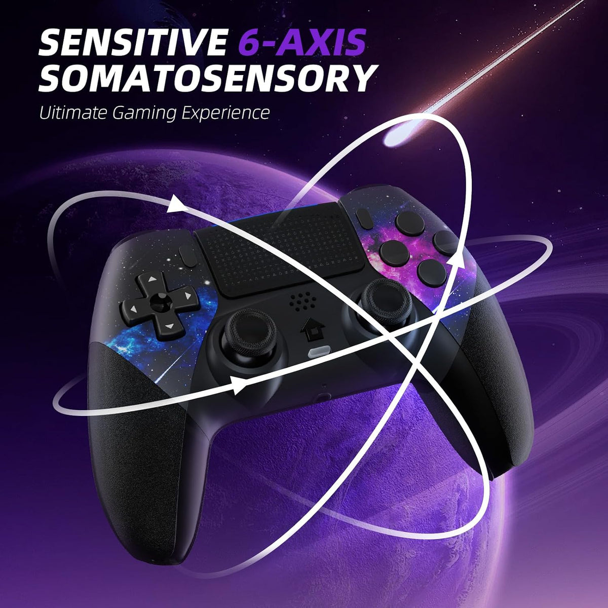 Controlador inalámbrico AceGamer para PS5\/Pro\/Slim\/PC, joysticks...