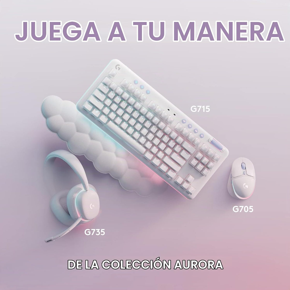 Logitech G Teclado 713 para juegos con cable con iluminación LIGHTS...