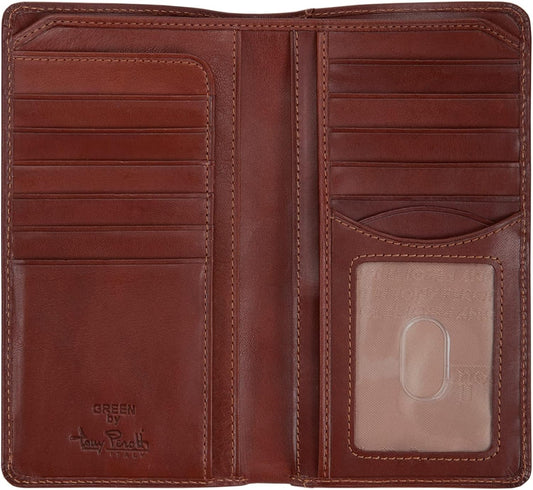 Tony Perotti Billetera para hombre de cuero italiano | Cartera tipo...