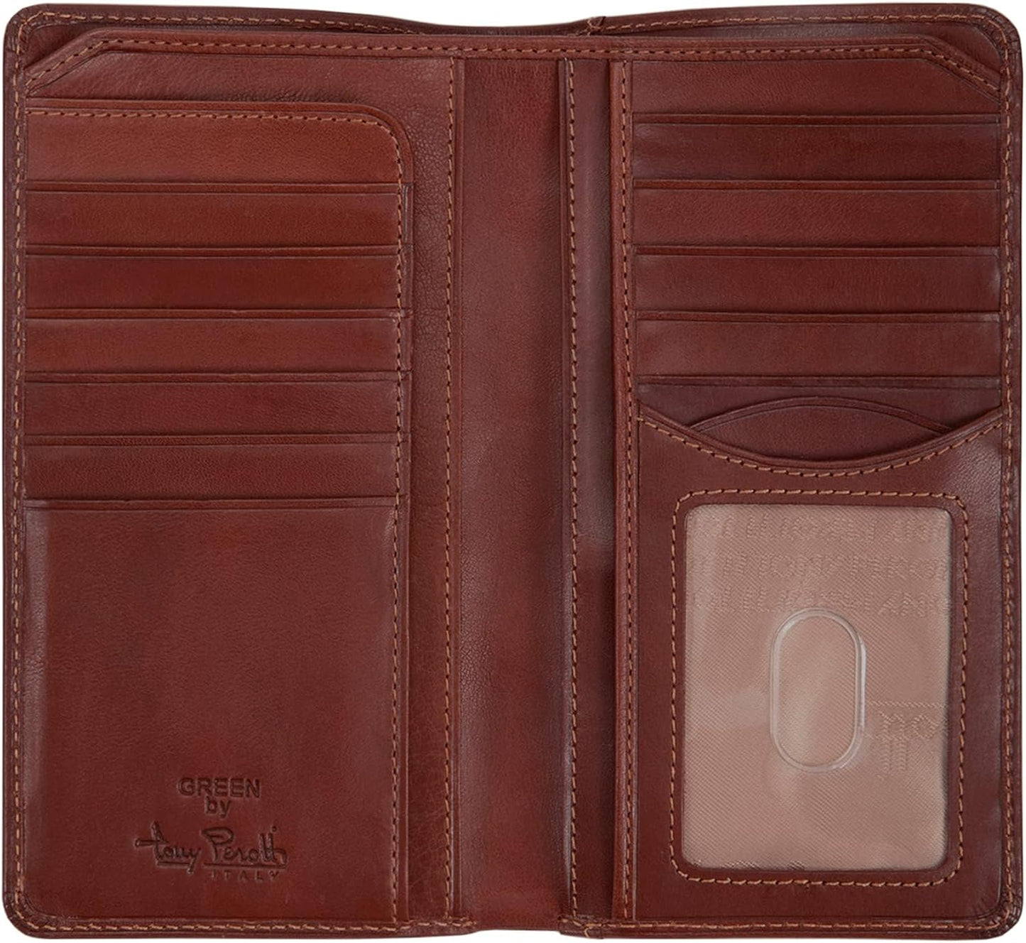 Tony Perotti Billetera para hombre de cuero italiano | Cartera tipo...