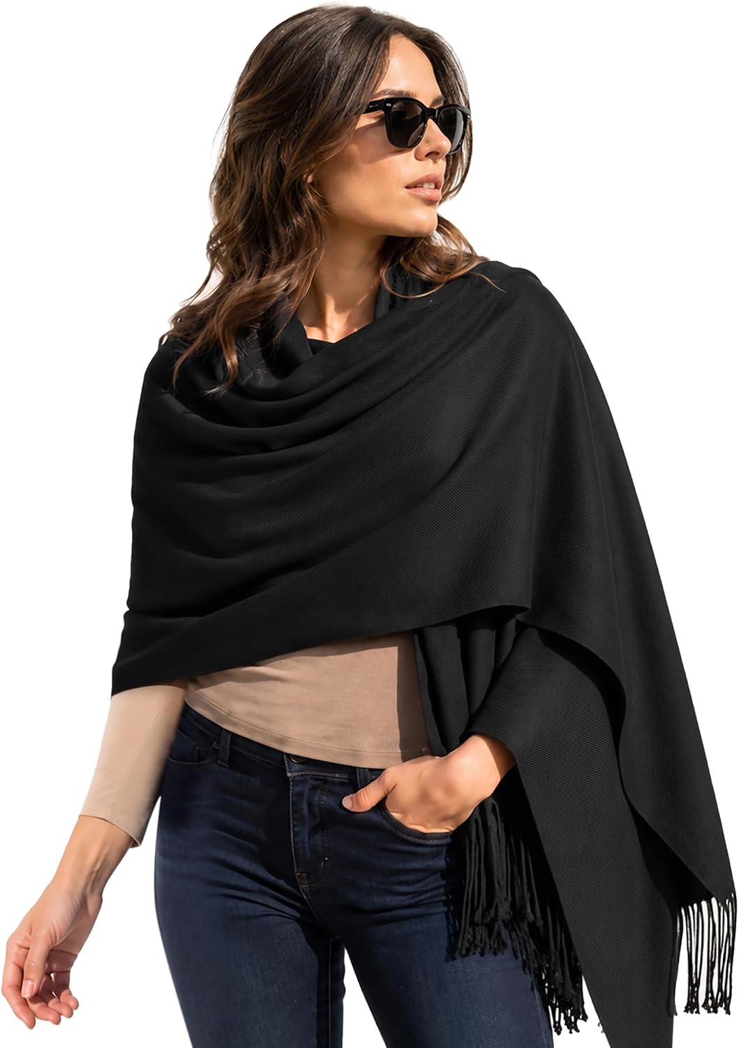 FURTALK Chales y envolturas de pashmina para vestido de noche, bufa...