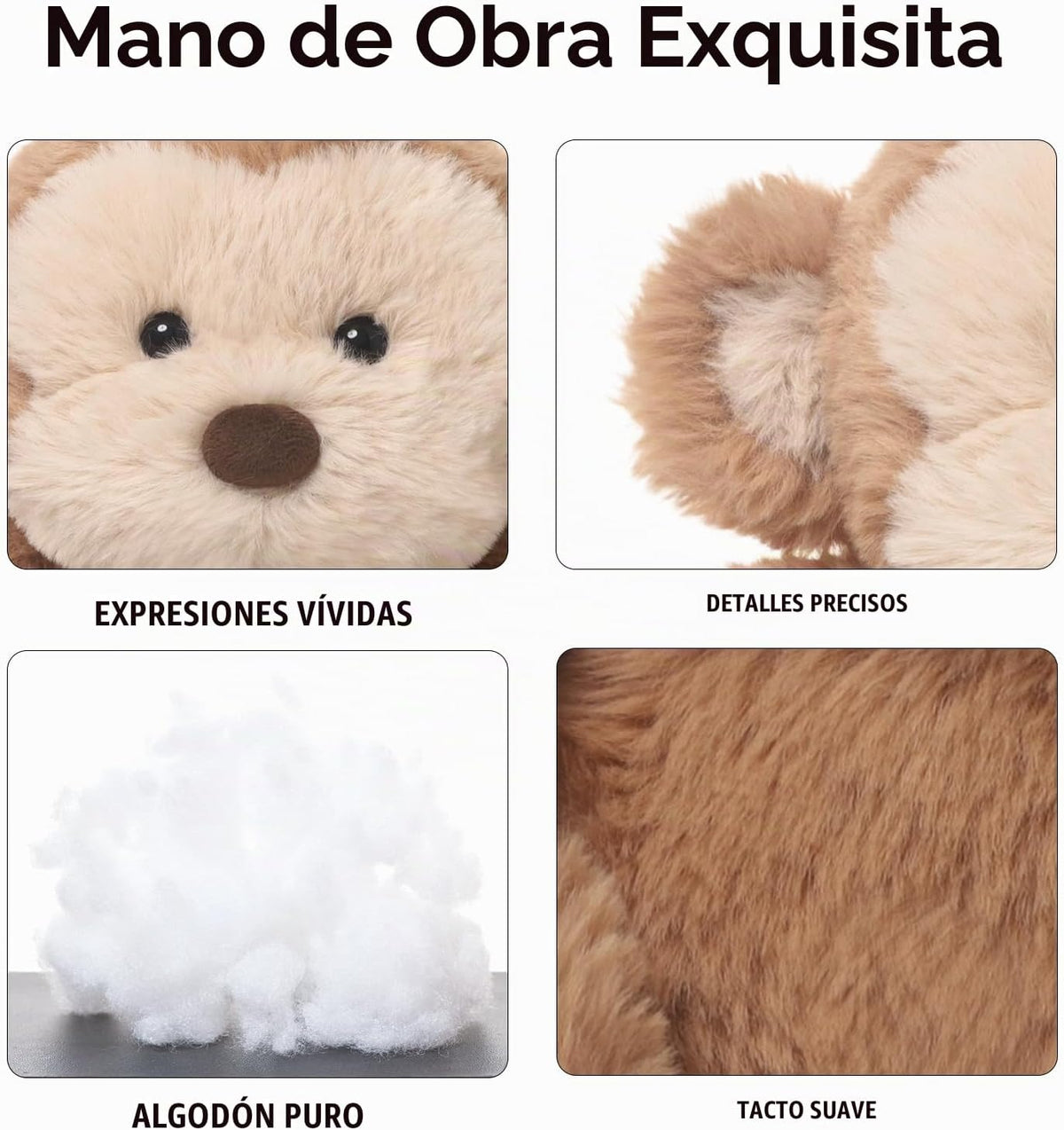 Niceween Mono de peluche de mono de peluche, regalo suave y de prim...