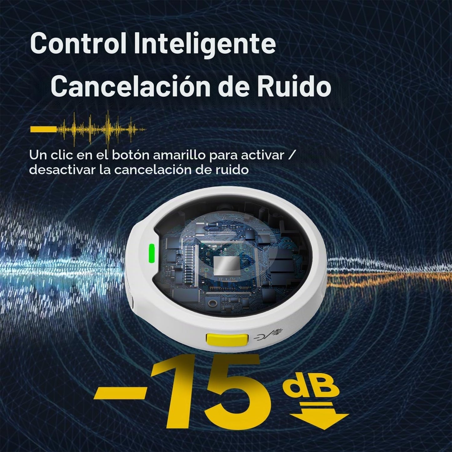 Micrófono lavalier inalámbrico Hollyland Lark M2 para iPhone\/Andro...