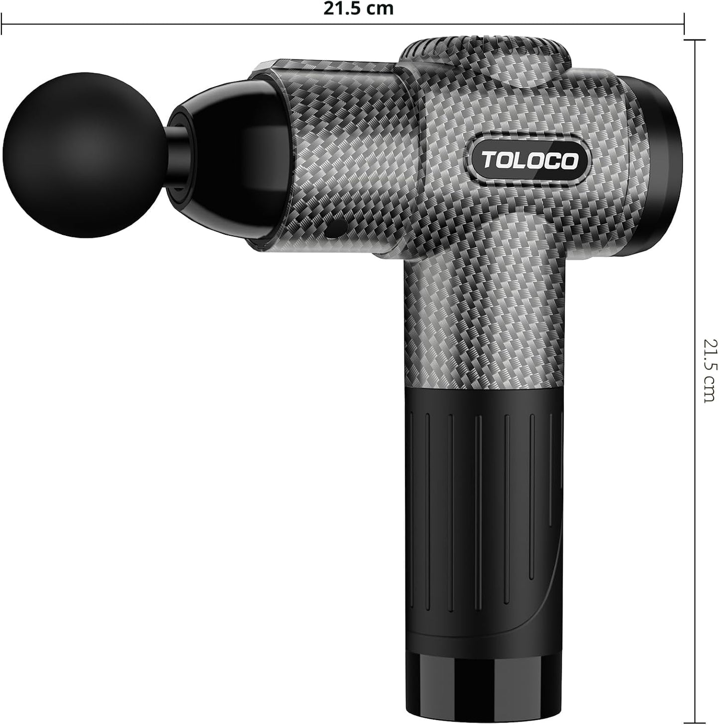 TOLOCO Pistola de masaje, masaje de espalda de tejido profundo para...