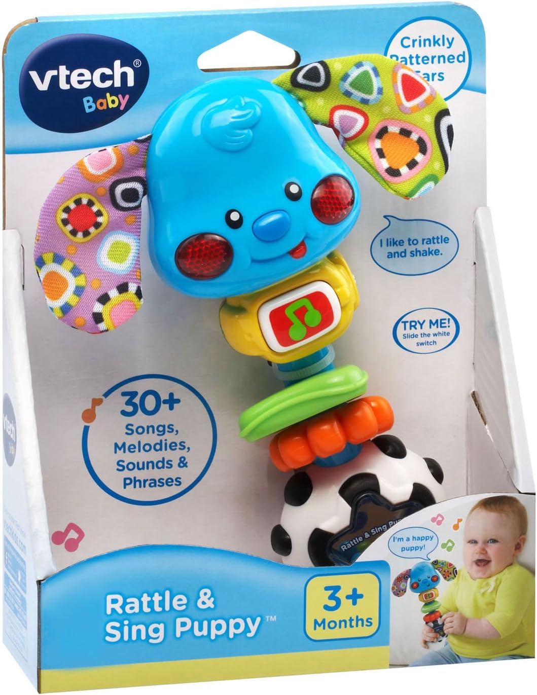 Cachorro sonajero para bebés que canta, de VTech