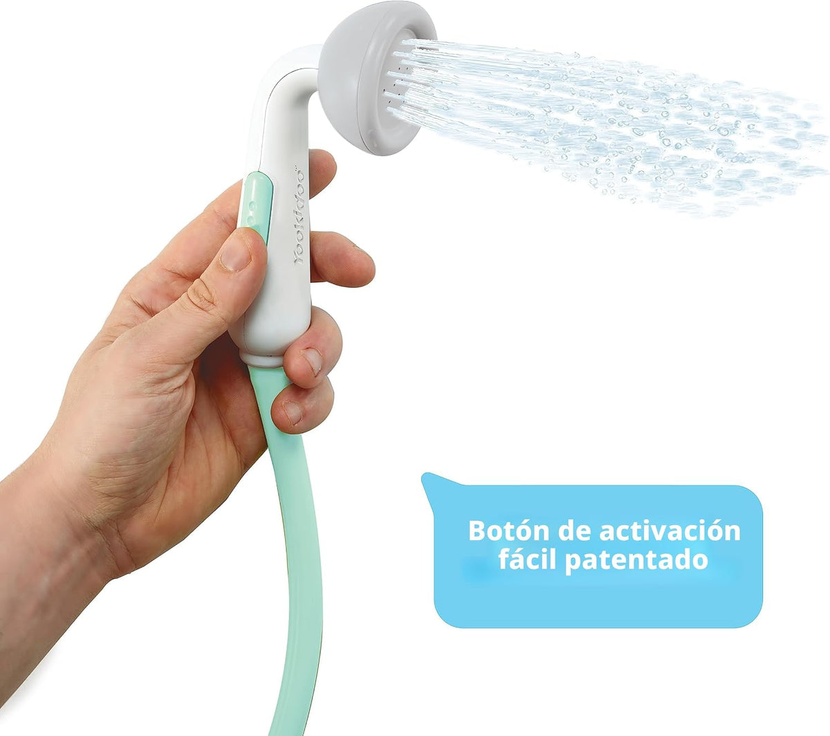 YOOKIDOO - Cabeza de regadera para bebé con forma de elefante con a...