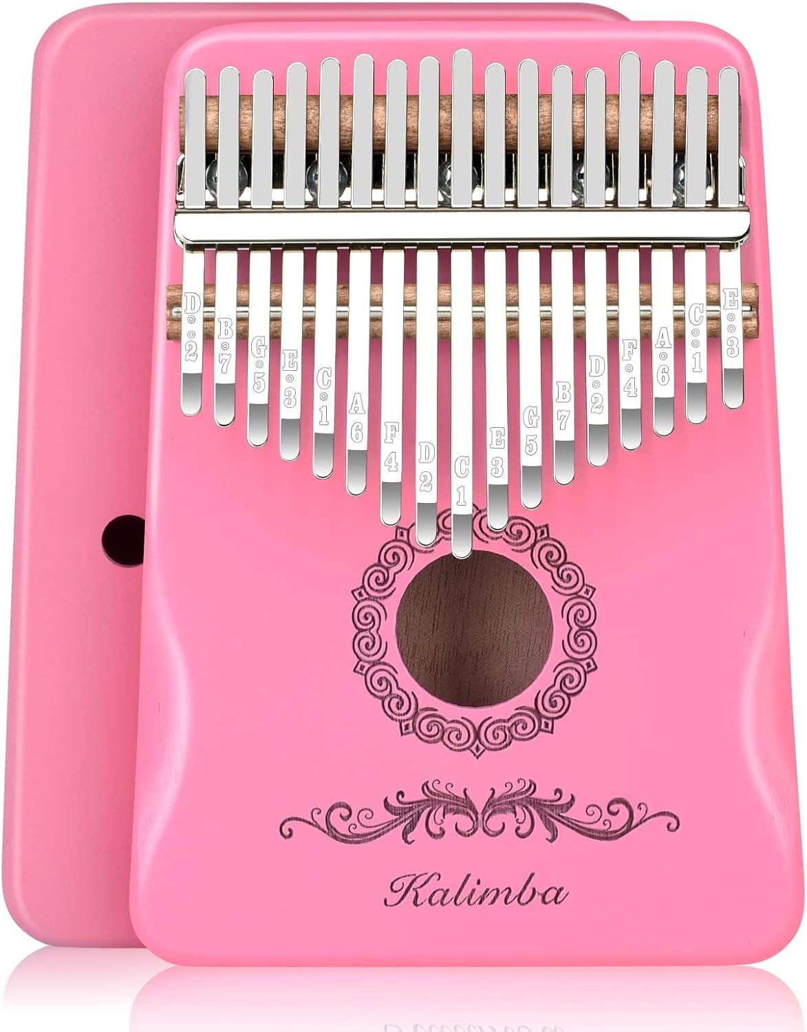 Kalimba - Piano de pulgar de 17 teclas, instrumentos musicales de p...
