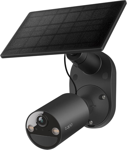 Tapo Cámara de seguridad inalámbrica para exteriores SolarCam 1080p...