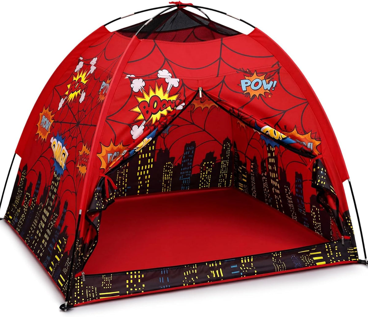 Yoojahow Tienda de campaña de juego de araña para adultos, tela de...