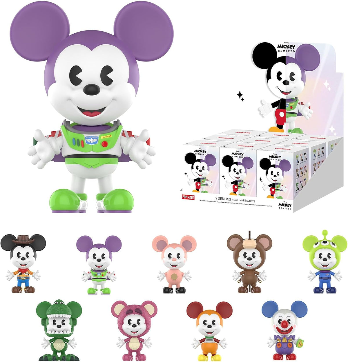 POP MART Disney Mickey Remixed: Serie de Mickey se encuentra con Pi...