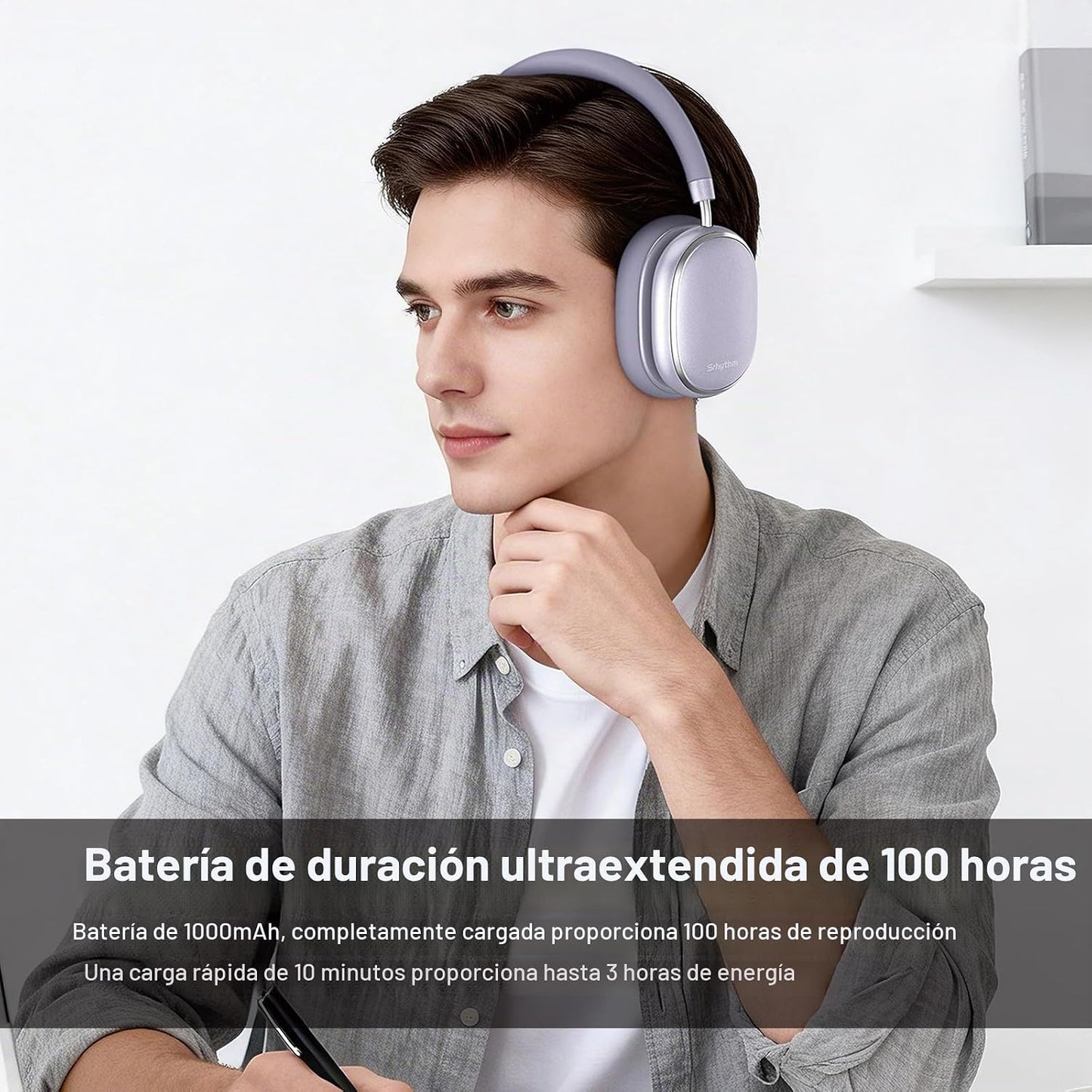 Srhythm NiceComfort 95 Auriculares inalámbricos con cancelación de...