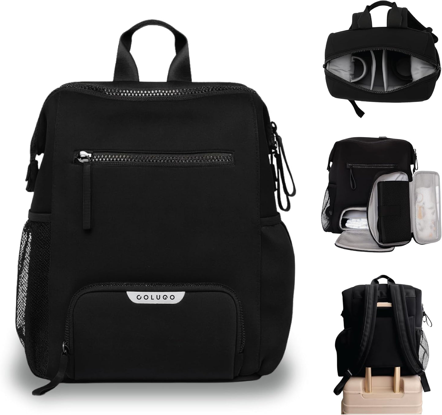 Colugo - Mochila de neopreno para pañales con cambiador y bolsas |...