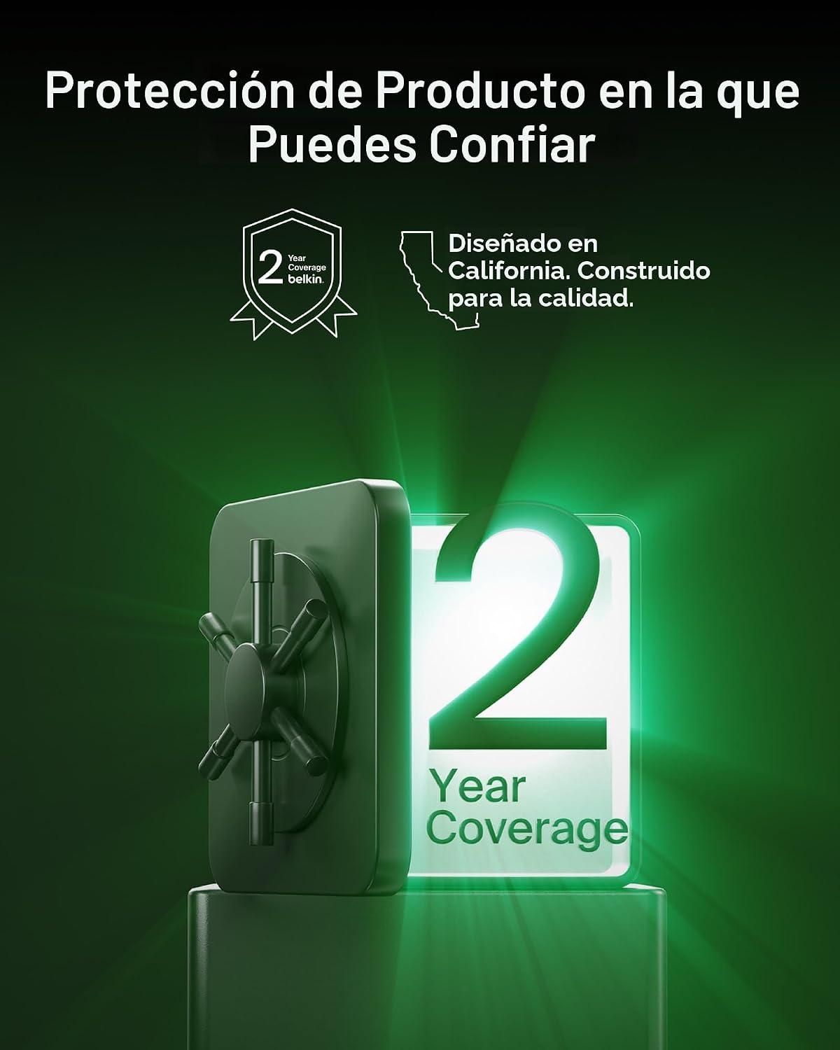 Belkin Estación de carga rápida inalámbrica Qi2.2 25W, cargador de...