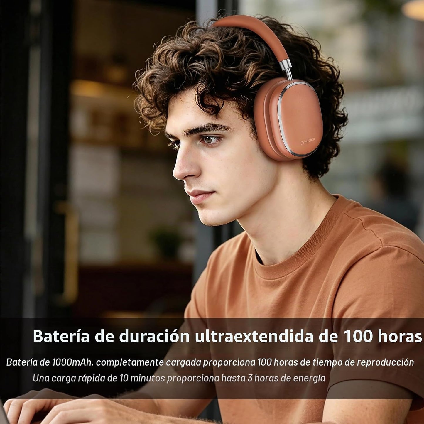 Srhythm NiceComfort 95 Auriculares inalámbricos con cancelación de...