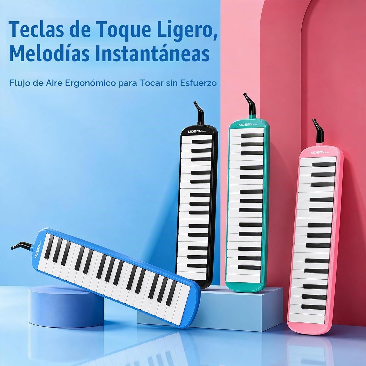 MOSEN - Instrumento melódico de 32 teclas para principiantes y adul...