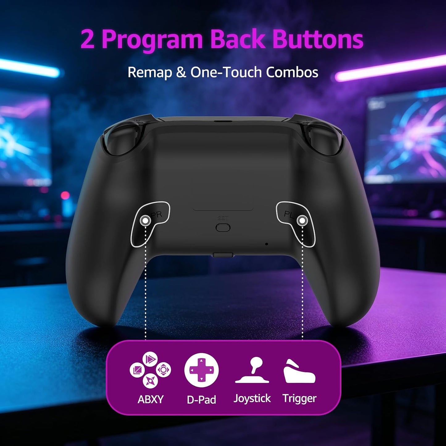 Controlador inalámbrico Akalyptra para PS-5\/PC, controlador de jue...