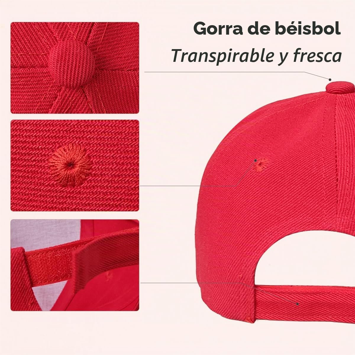 BUDUBIBI Gorra de béisbol con diamantes de imitación para mujer, go...