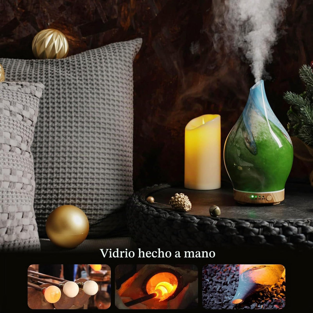 Porseme Difusor de aceite esencial de 150 ml, difusor de aroma de v...