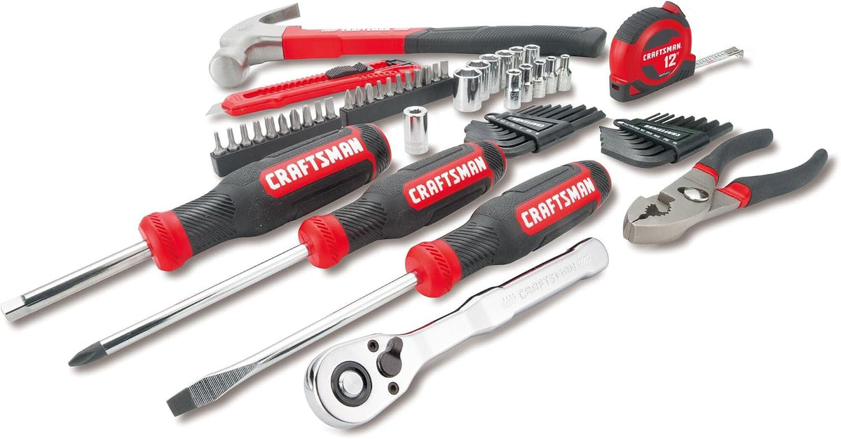 CRAFTSMAN Juego de herramientas mecánicas de 57 piezas, juego de he...