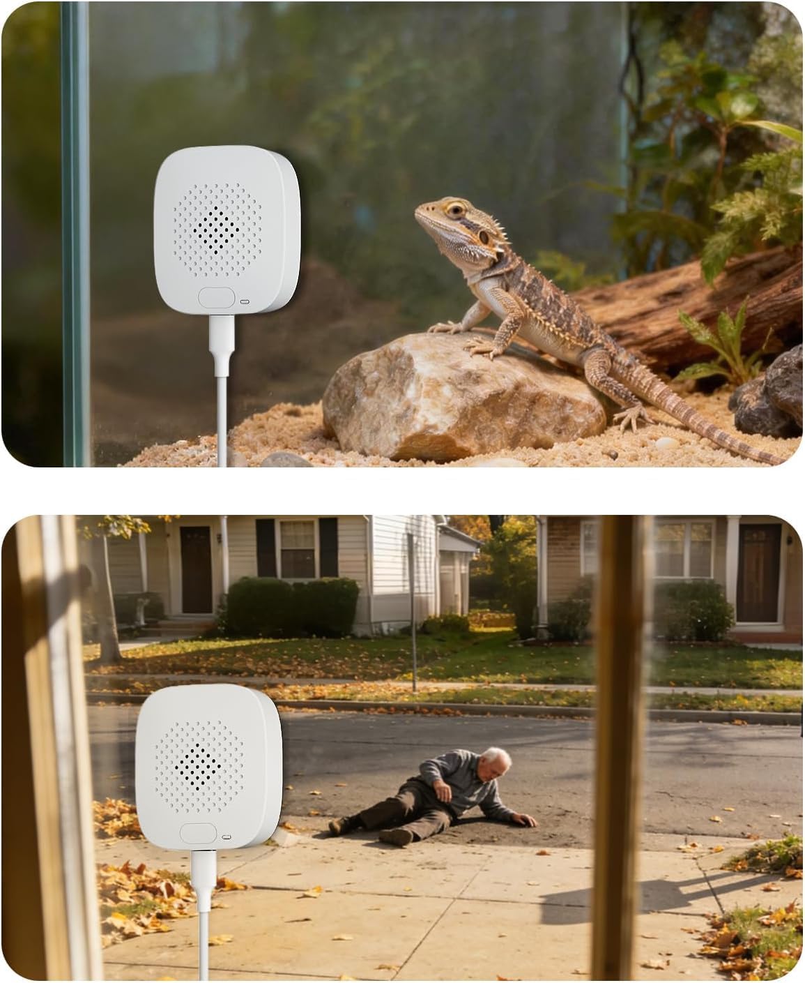 LongPlus Cámara de ventana de 8MP 4K WiFi 6 Safeview Cámara de segu...