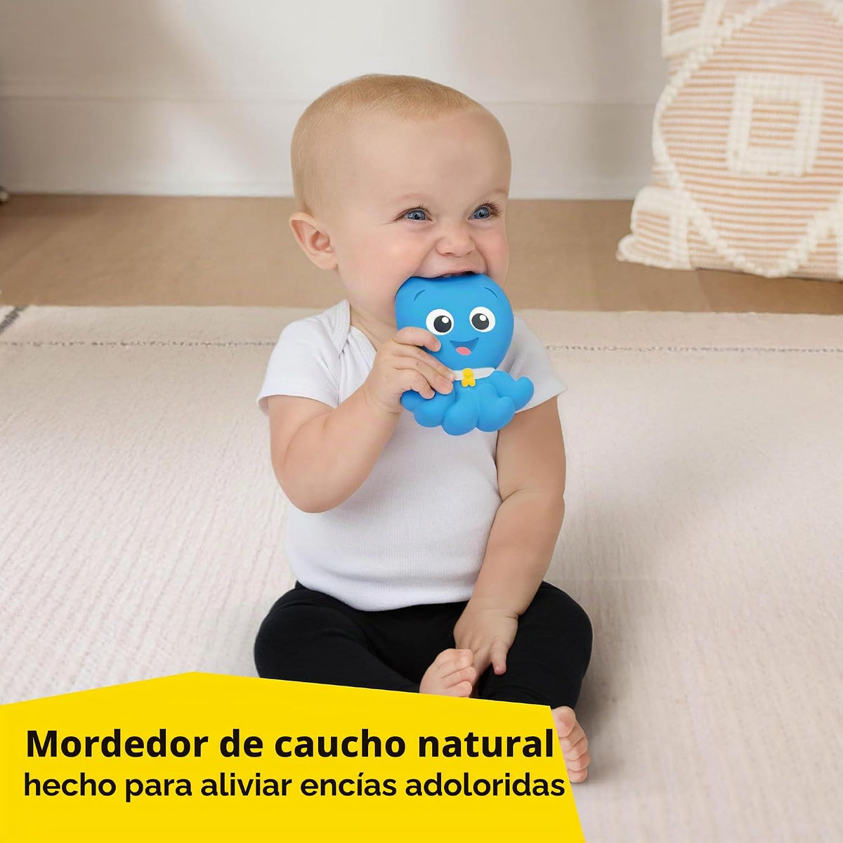 Baby Einstein Ocean Explorers Opus - Mordedor de goma natural, mult...