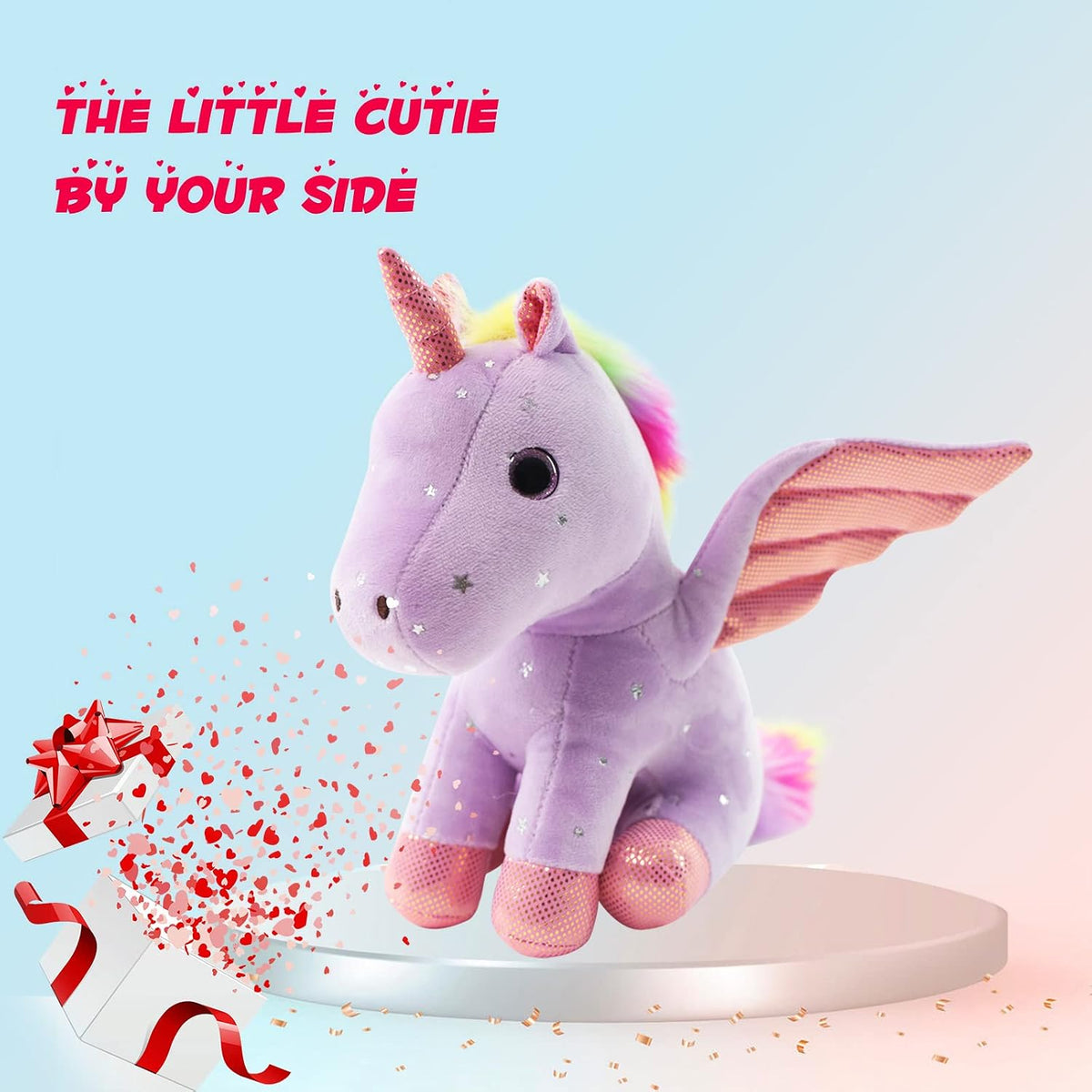 Sew Butiful - Animales de peluche de unicornio de 20 cm, lindos jug...