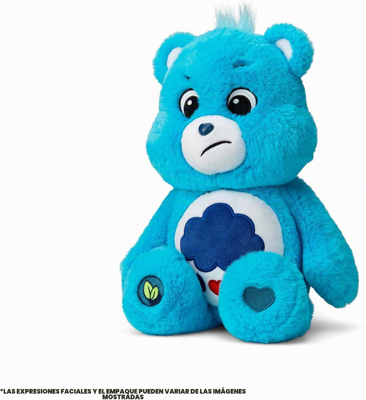Care Bears Oso de peluche Gruñon de 35,5 cm - Peluche azul para may...