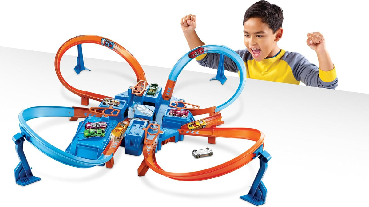 Hot Wheels Set de pista Criss Cross Crash [Exclusivo de Amazon] | J...