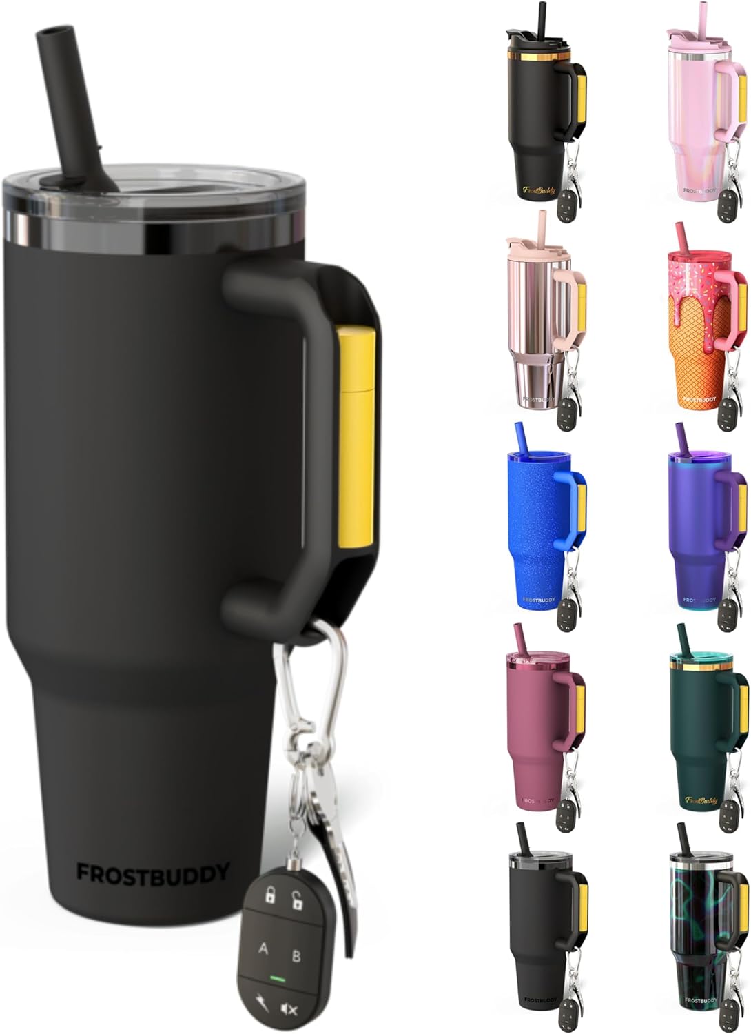 Frost Buddy Thicc Buddy - Vaso de acero inoxidable de 40 onzas con...