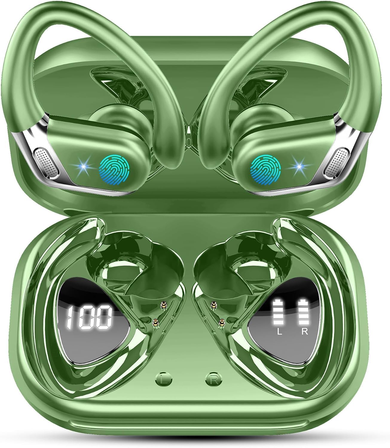 Matast Auriculares inalámbricos, Bluetooth 5.4 deportivos, sonido d...