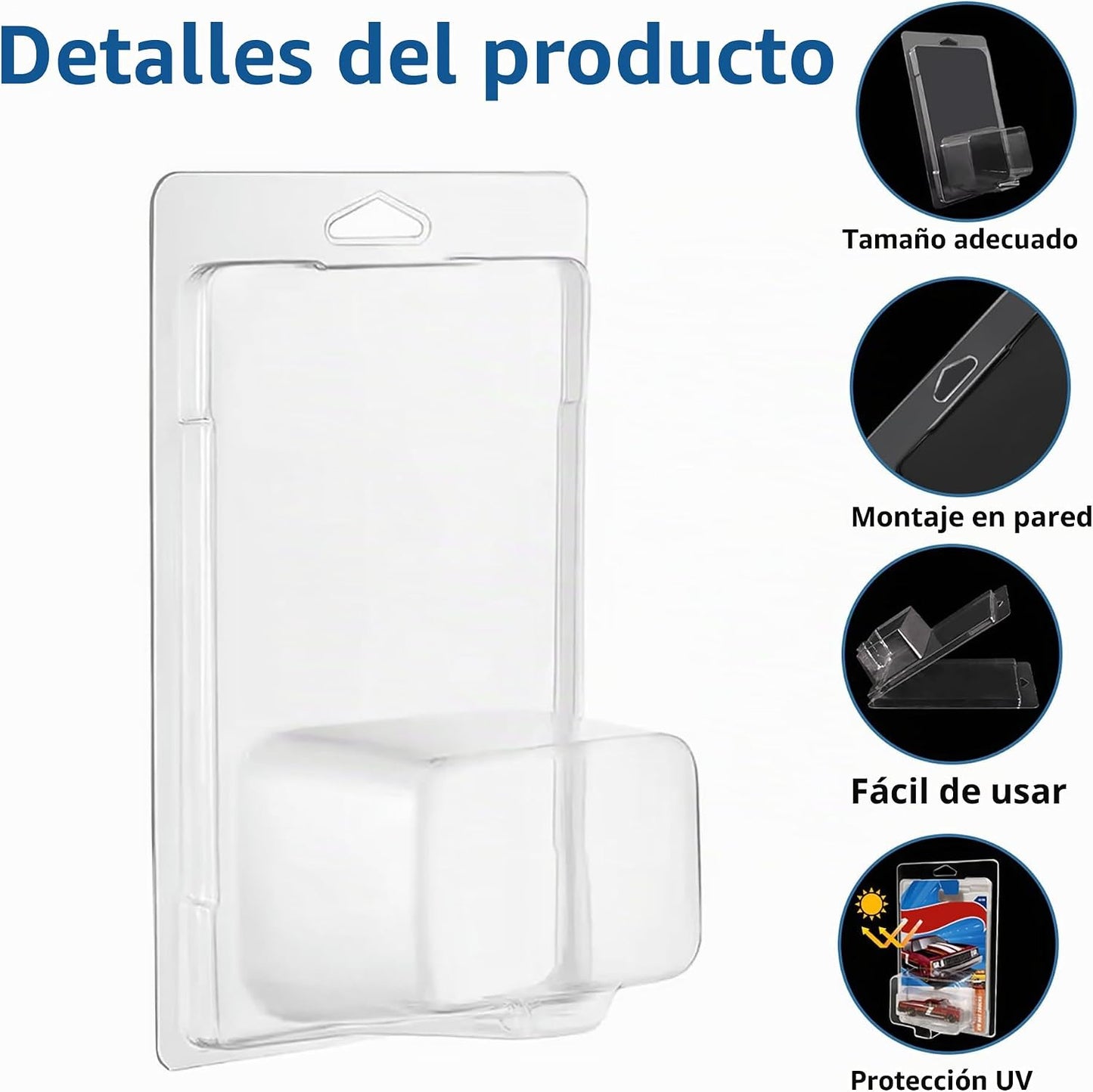 50 paquetes de estuches protectores para Hot Wheels - Estuches de e...