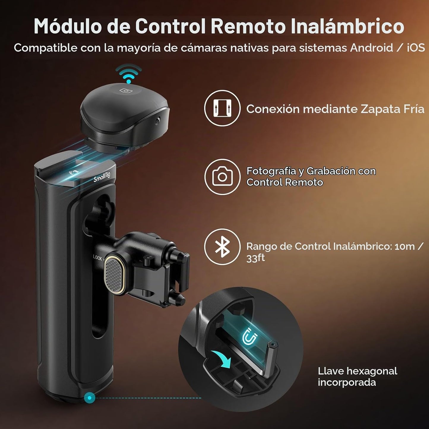 SmallRig Kit Básico de Jaula de Teléfono de Liberación Rápida Unive...