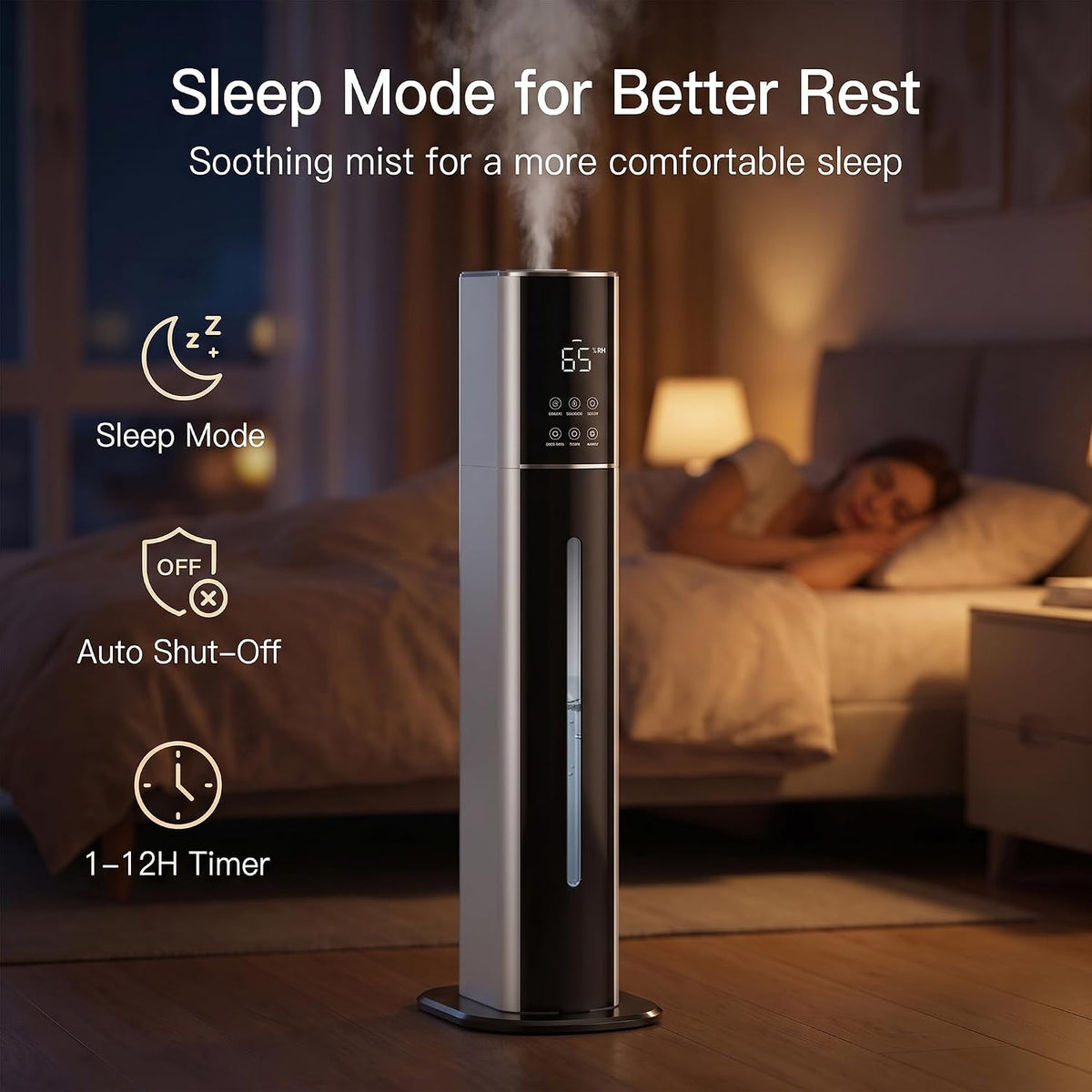 Humidificadores para habitaciones grandes, humidificadores de niebl...