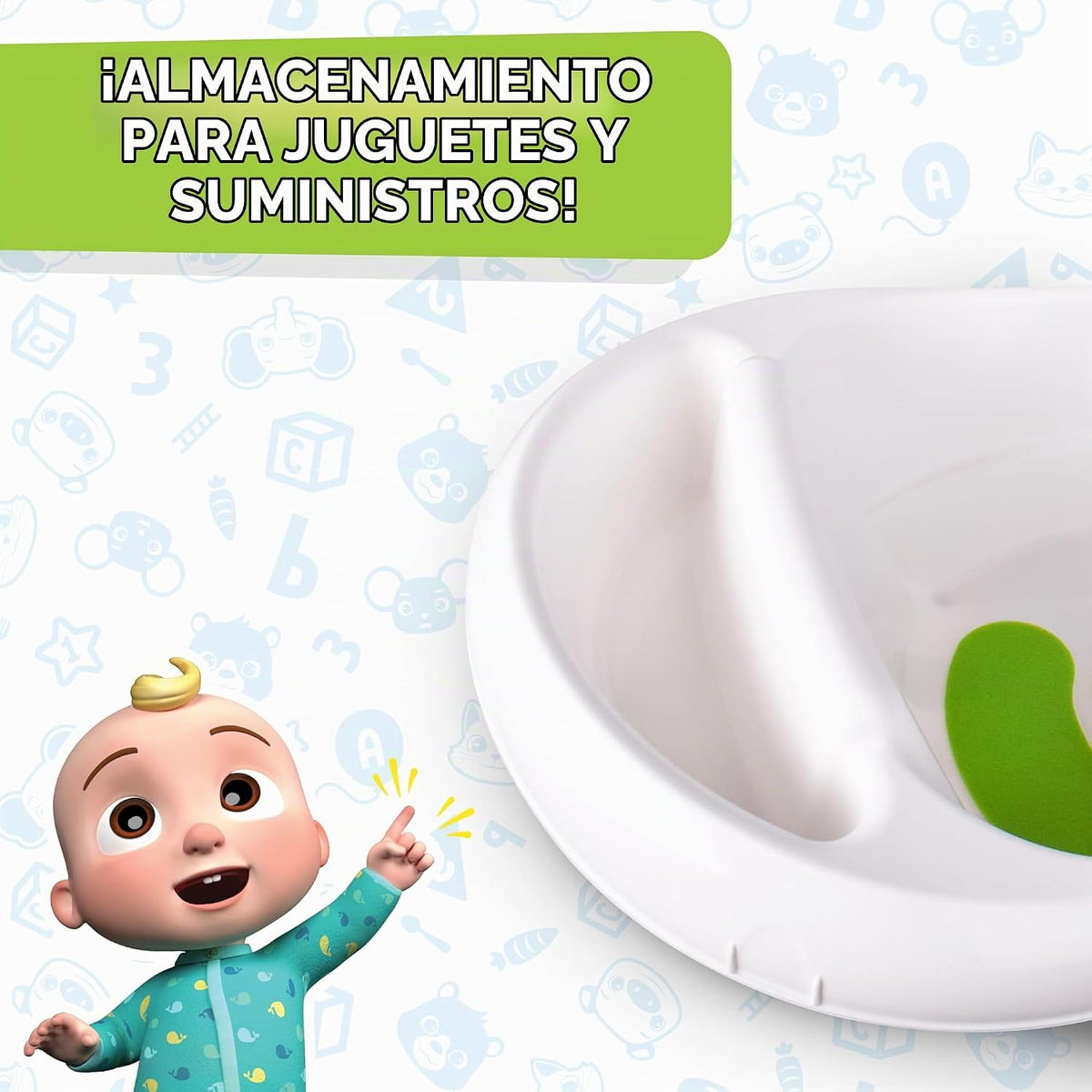Bañera para bebé de 3 etapas CoComelon | Eslinga infantil extraíble...