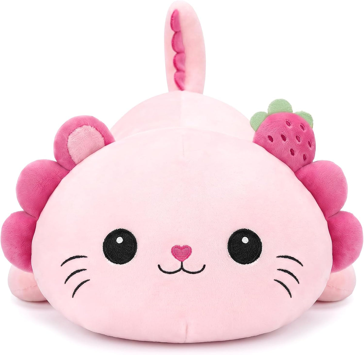 Onsoyours Almohada de peluche original de gato de ajolote de 13 pul...