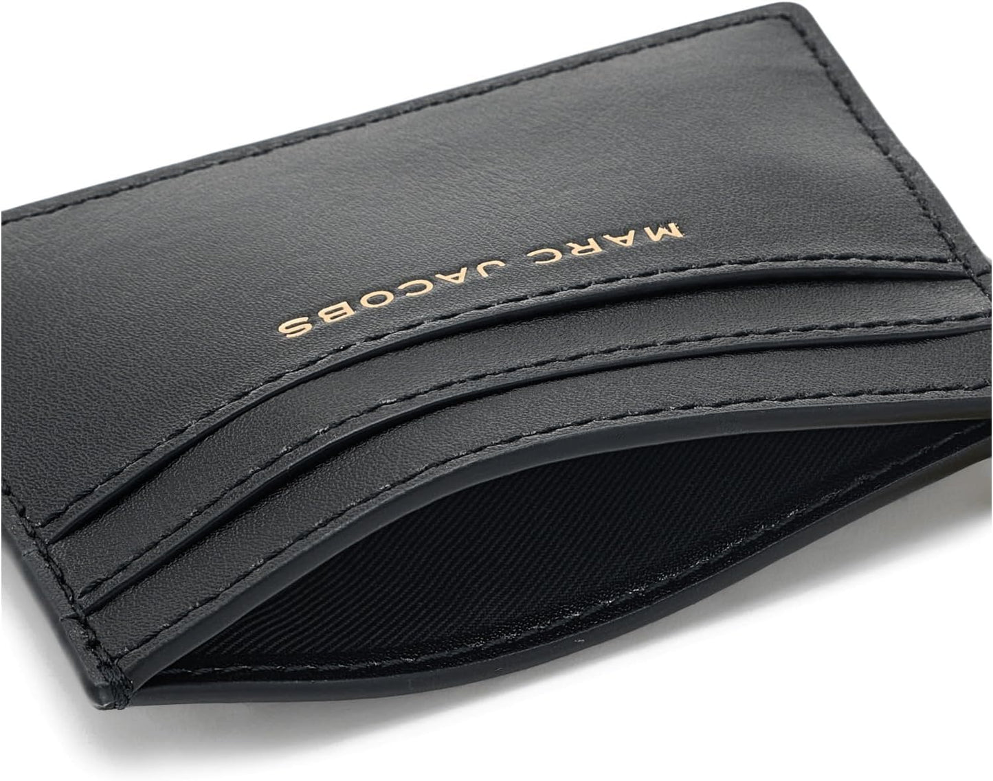 Marc Jacobs Funda para tarjetas Pop J Marc para mujer, color negro,...