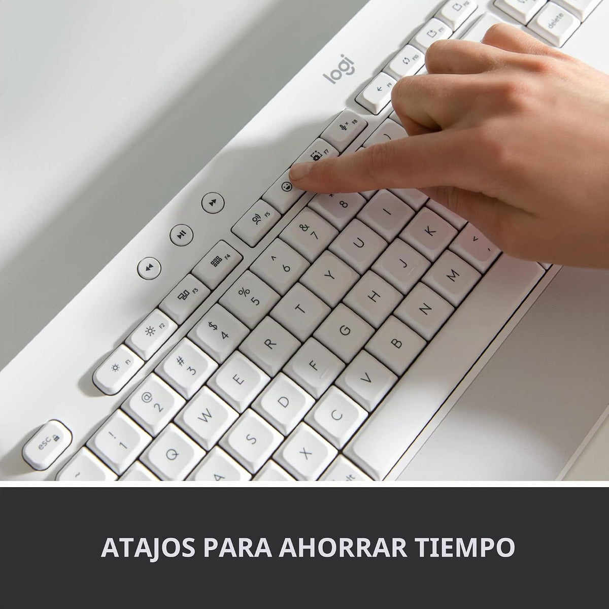 Logitech Teclado inalámbrico Signature K650 Comfort de tamaño compl...