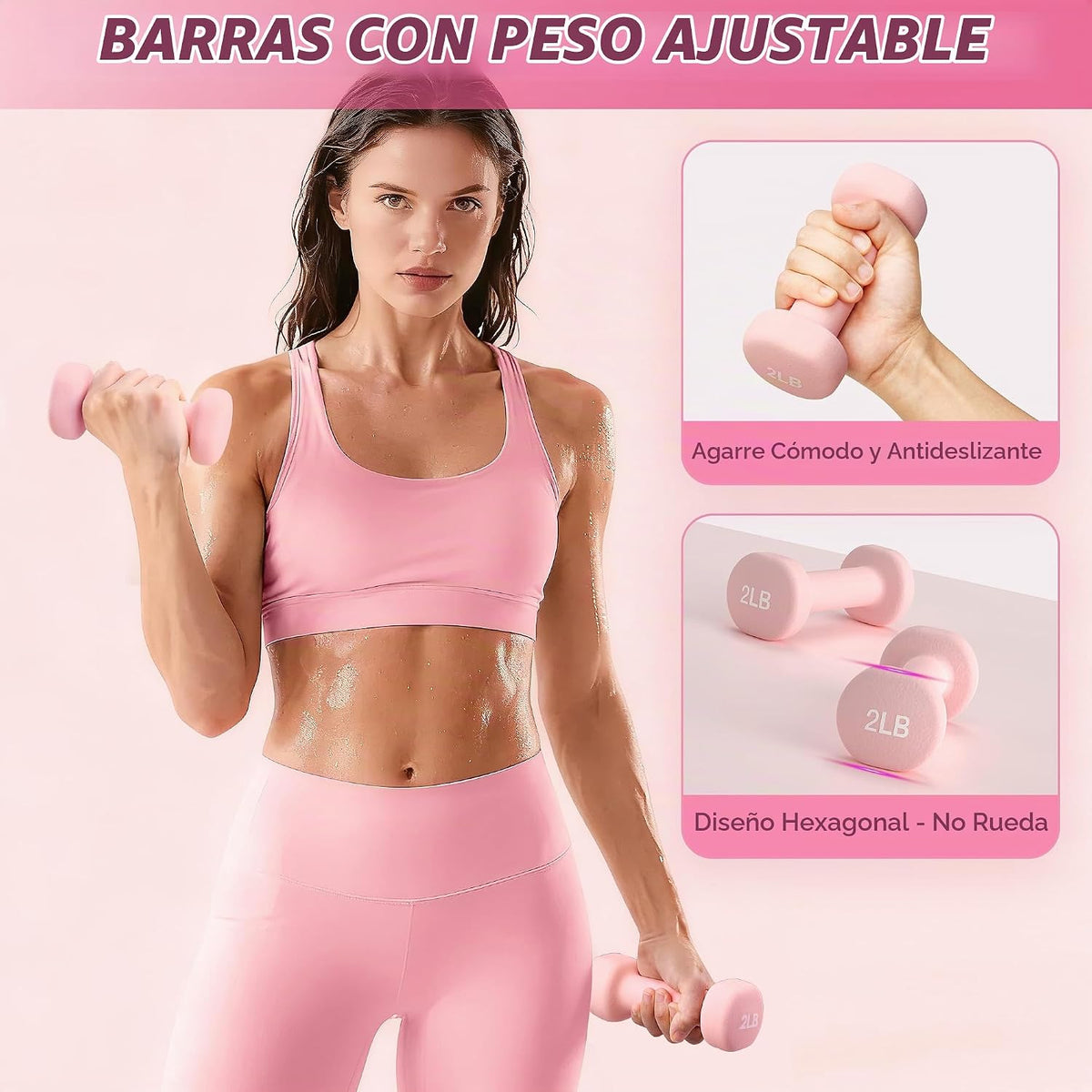 NANATI Kit de pilates, kit de entrenamiento de pilates en casa para...