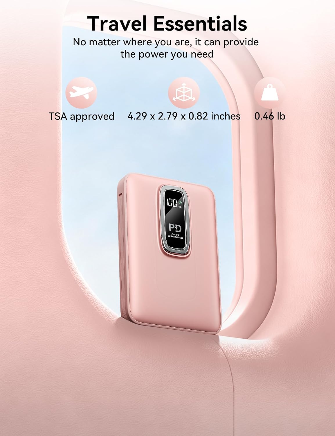 LENGSUM para Magsafe Power Bank 10000mah USB-C 20W Magsafe Battery...