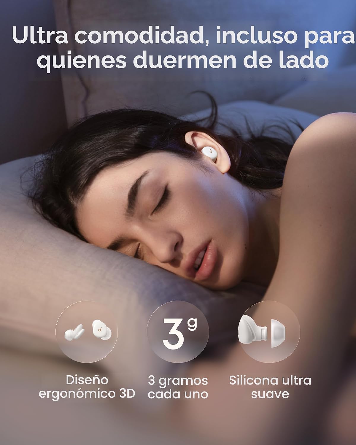 Soundcore Sleep A30 Special de Anker, auriculares para dormir, ANC,...