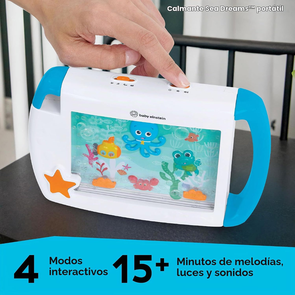 Baby Einstein Juego de regalo 2 en 1 Sea Dreams Soother, máquina de...