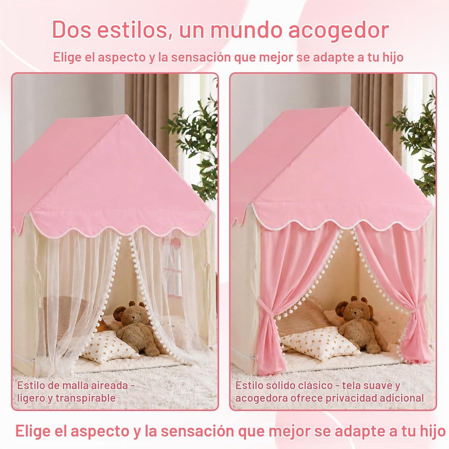 Tienda de juegos para niños Casa de juegos interior, tienda de camp...
