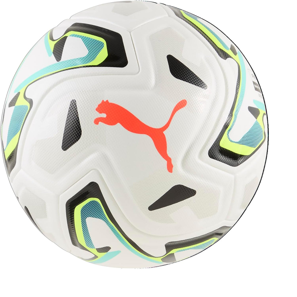PUMA Balón de fútbol unisex Stellar Club Pro, blanco-acuático-amari...