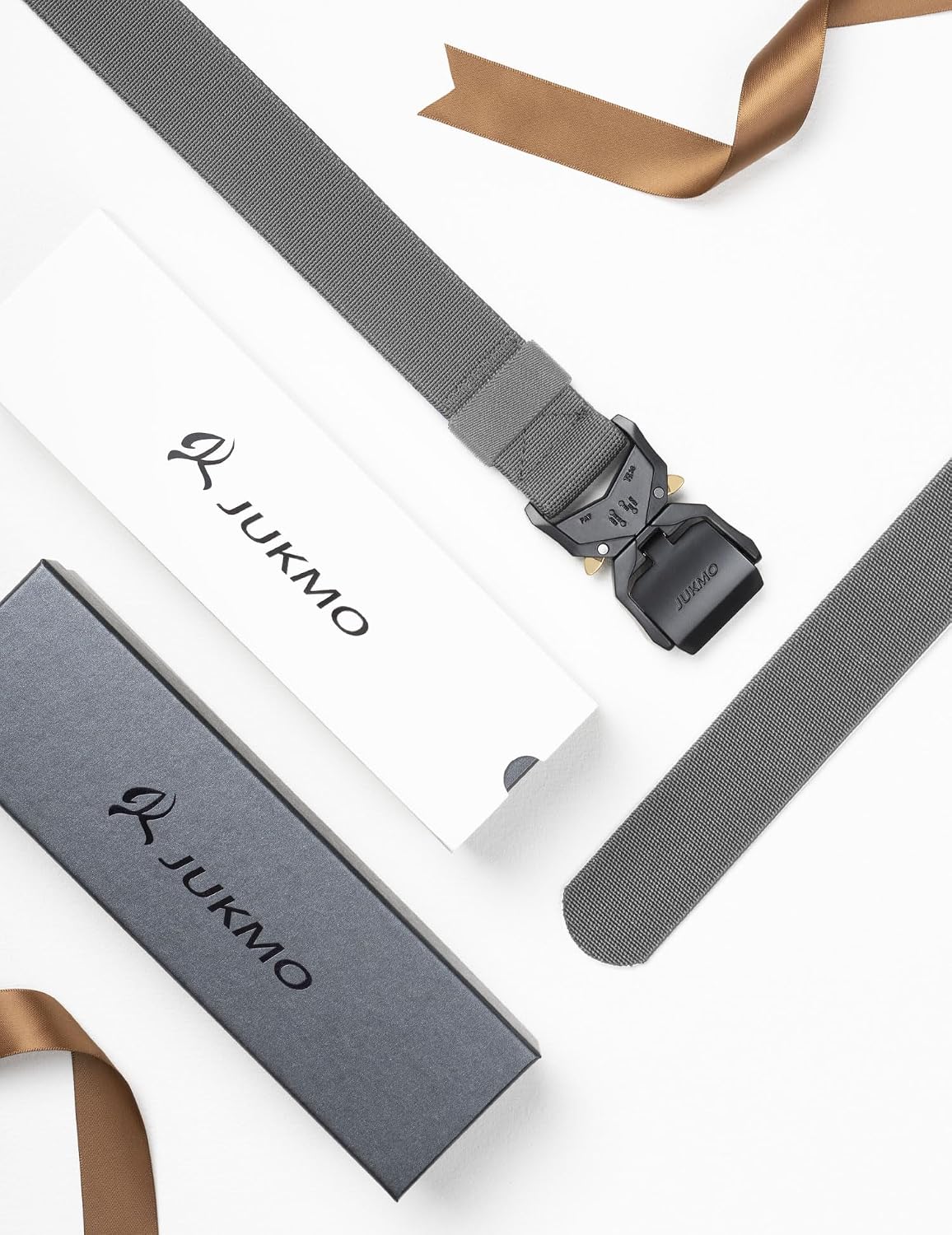 JUKMO Cinturón táctico, aparejador militar de senderismo de 1.5 pul...