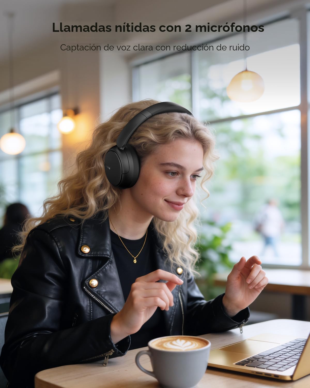 TALIX H30 Auriculares híbridos con cancelación activa de ruido, 110...