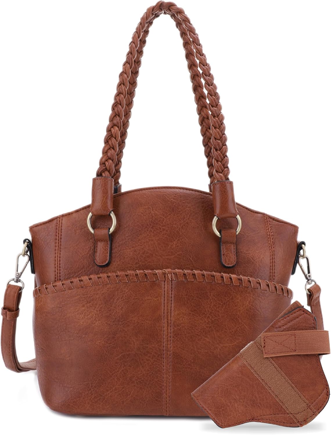 JESSIE &amp; JAMES Bella - Bolsas de mano ocultas para mujer con ce...