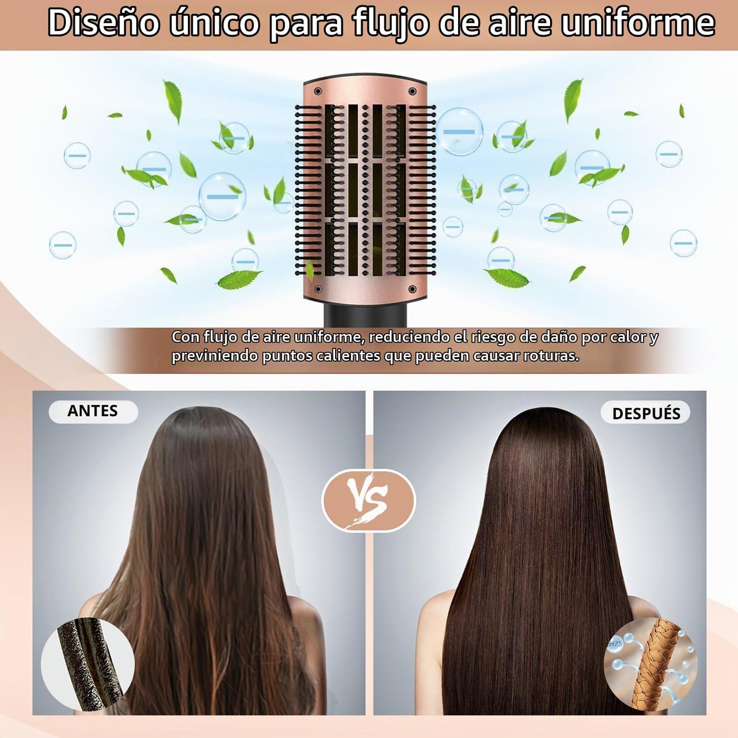 Nicebay Cepillo secador de pelo y cepillo secador multiestilo | Cep...