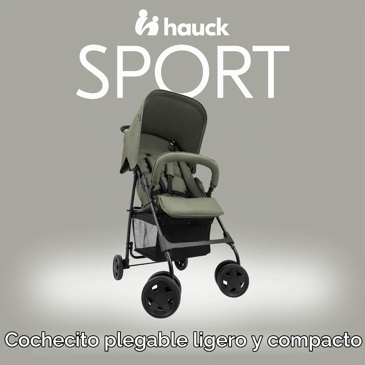hauck Cochecito plegable ligero y compacto para bebé\/niño pequeño,...