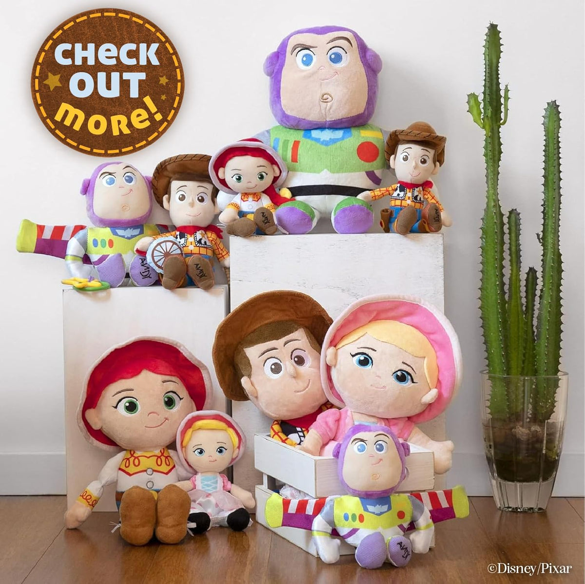 Disney Baby Toy Story - Peluche grande de 8 pulgadas, Woody